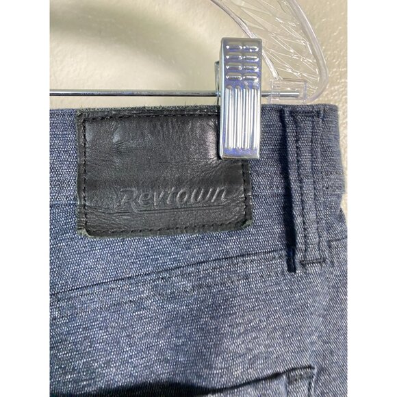 Revtown Sharp Mens Blue Pants 36x30 Decade Denim Cotton Blend Casual - Picture 11 of 16